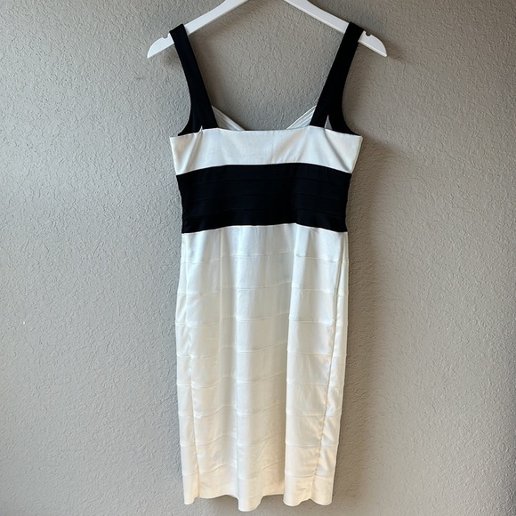 Democracy Black and White Cocktail Dress Size 4 - Picture 3 of 16